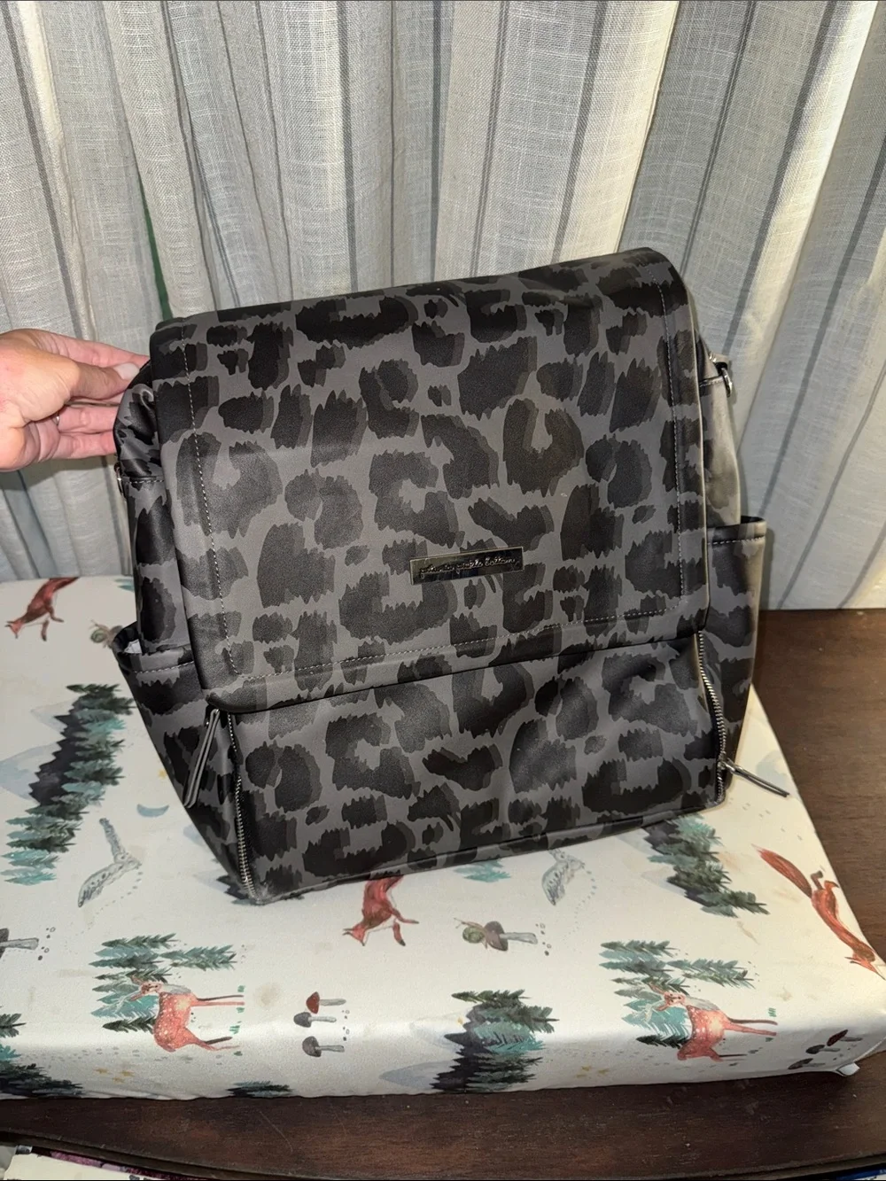 Petunia Pickle Bottom Leopard Print Diaper Bag